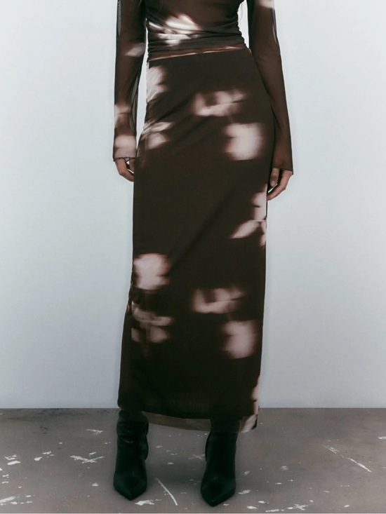 Zara Dresses & Skirts - NWT Zara printed tulle maxi skirt XS